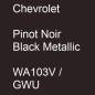 Preview: Chevrolet, Pinot Noir Black Metallic, WA103V / GWU.